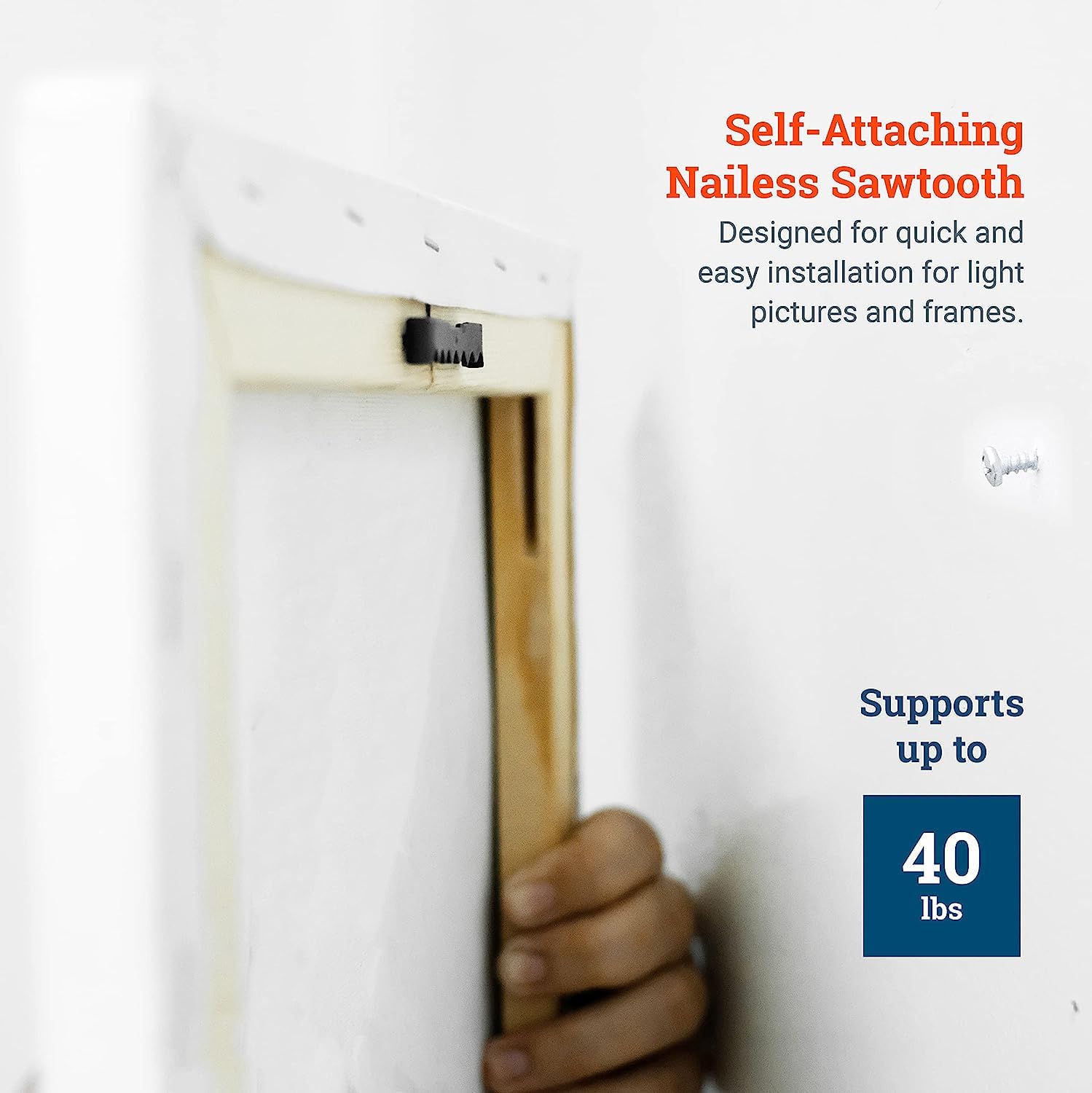 Amazon | PERFORMORE のこぎり歯型絵画ハンガー 150個パック 写真